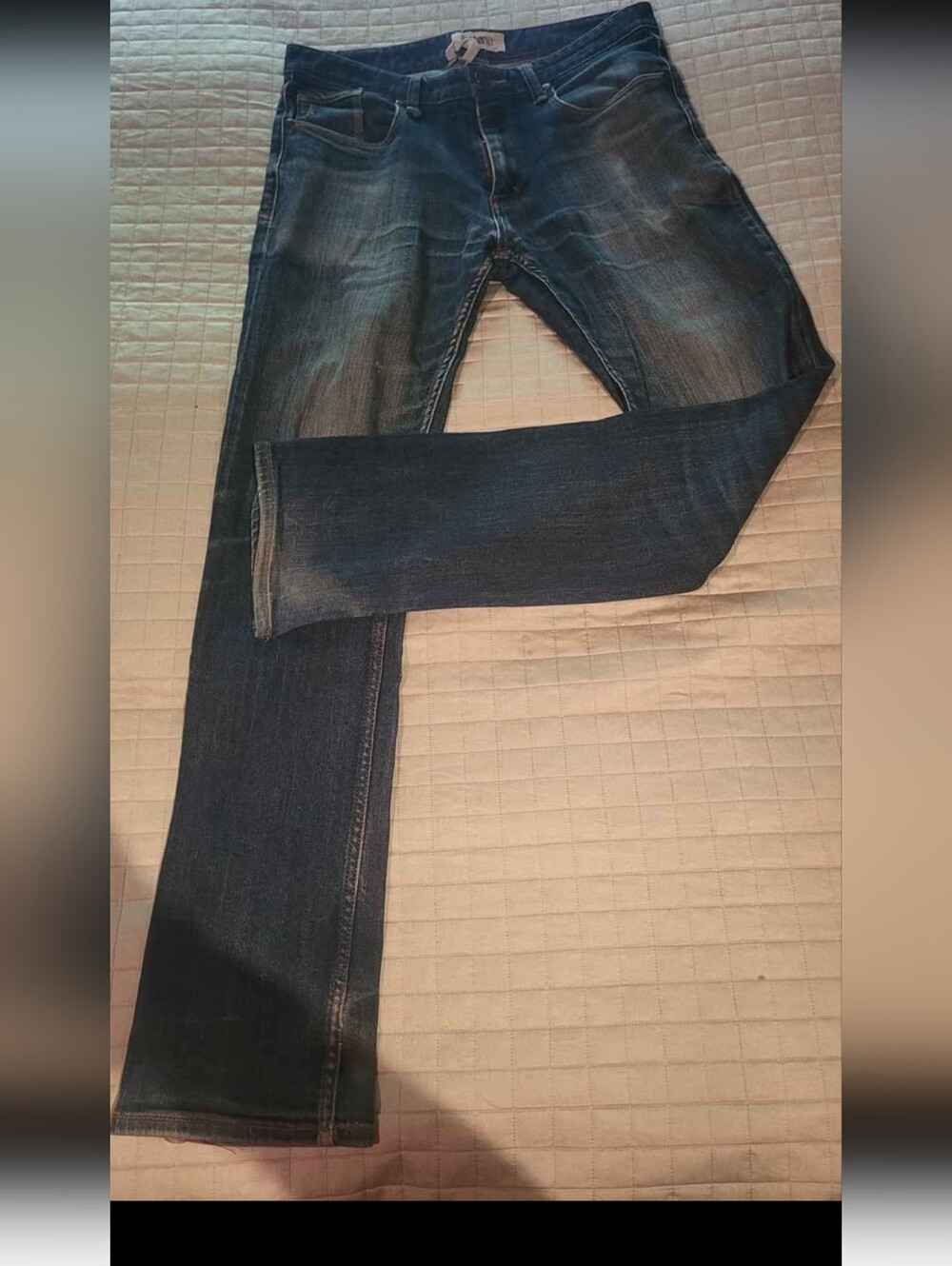 Altamont Men's Straight Jeans in Dark Blue Wash